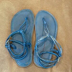 Free People leather strappy sandals s 38